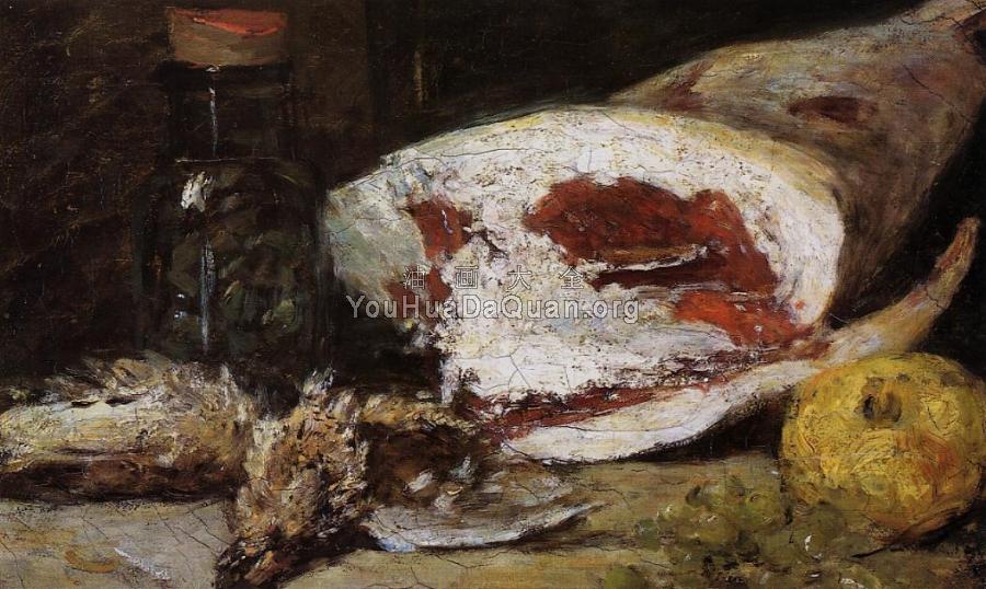 Still Life with a Leg of Lamb - 尤金·布丹
